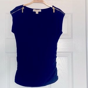 Michael Kors Navy Blue sleeveless top